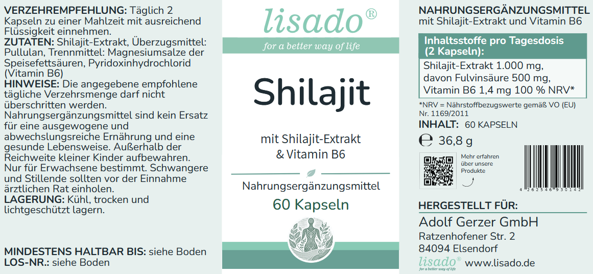 Shilajit Vital