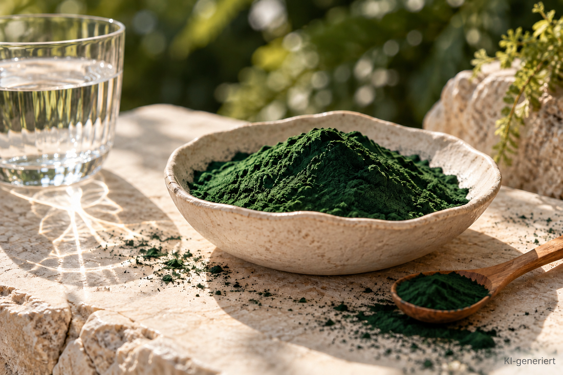 Chlorella in Tabletten: Eine grüne Zutat, eine einfache Routine