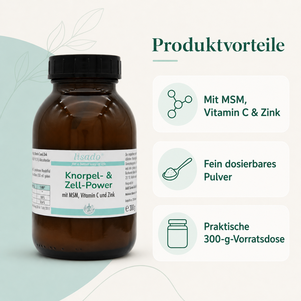 Knorpel- & Zell-Power - MSM(+)