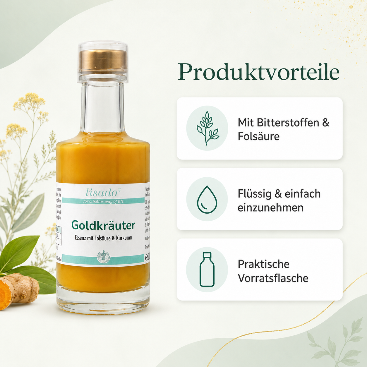 Goldkräuter - Bitterstoffe & Folsäure